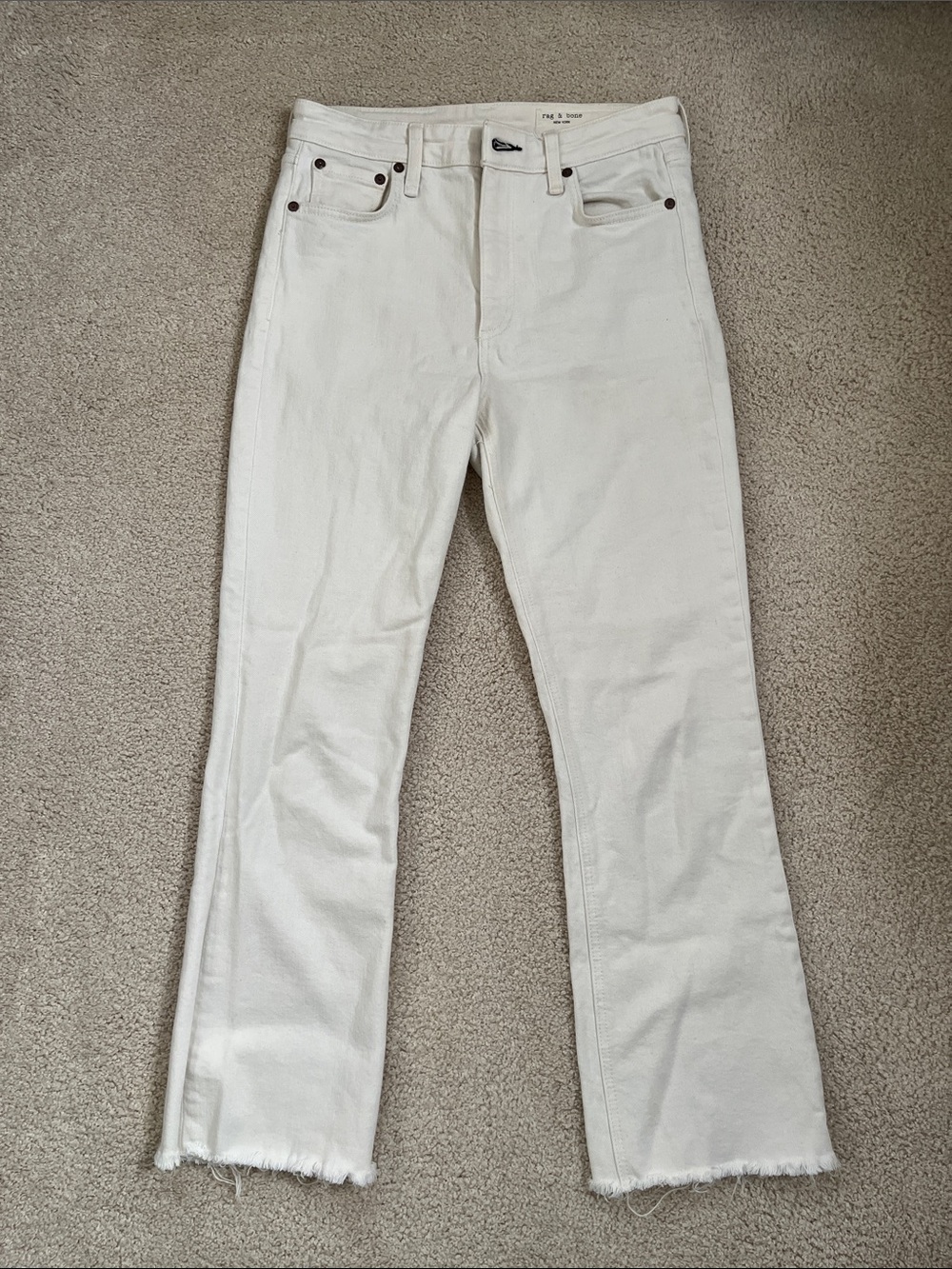 Ivory Rag & Bone Jeans Size 27